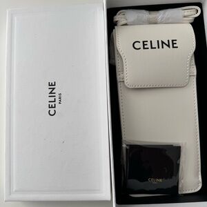 Celine cross-body leather mini pouch
